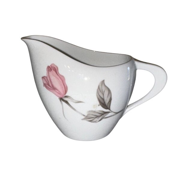 Vintage Sango Nancy Creamer Pitcher Fine China Pink Floral Design - Picture 1 of 4